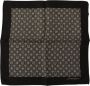 Dolce & Gabbana Zwart patroon DG Logo zijden zakdoek Multicolor Heren - Thumbnail 1