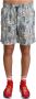 Dolce & Gabbana Blue Seashell Beachwear Swimwear Shorts Blauw Heren - Thumbnail 1