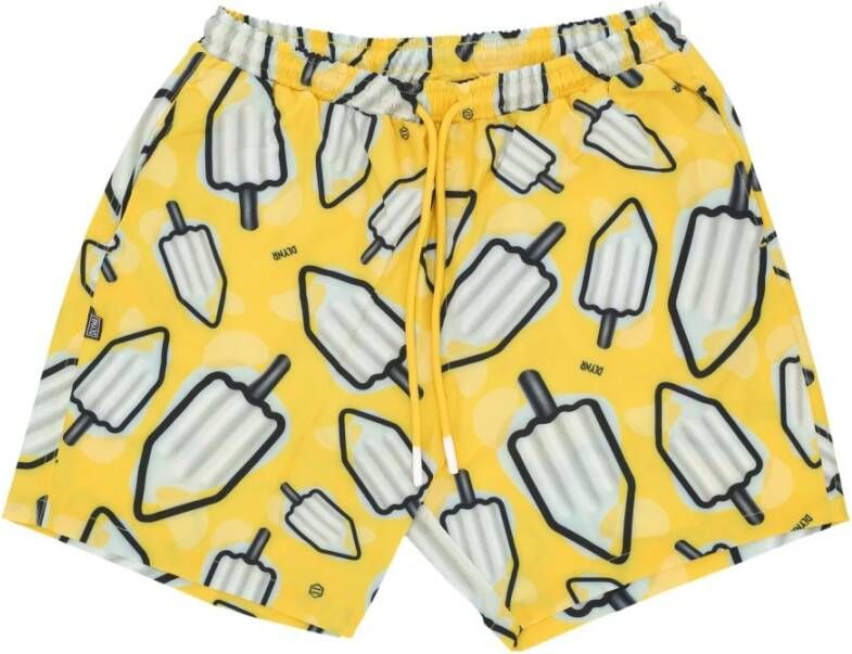 Dolly Noire Casual Shorts Yellow Heren