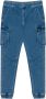 Dolly Noire Cargo Denim Jeans met Zakken Blue Heren - Thumbnail 1
