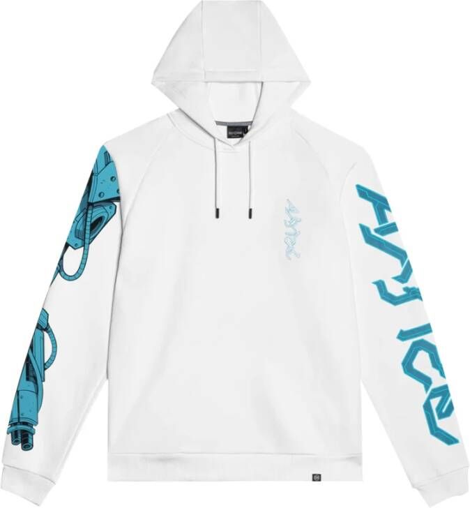 Dolly Noire Ninja Rabbit Lichtgewicht Hoodie Wit White Heren