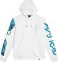 Dolly Noire Ninja Rabbit Lichtgewicht Hoodie Wit White Heren - Thumbnail 1