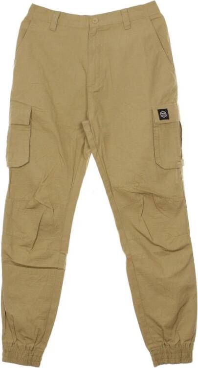 Dolly Noire Tapered Trousers Beige Heren