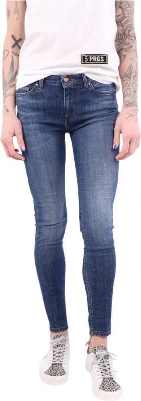 Don The Fuller Blue Cotton Jeans & Pant Blauw Dames