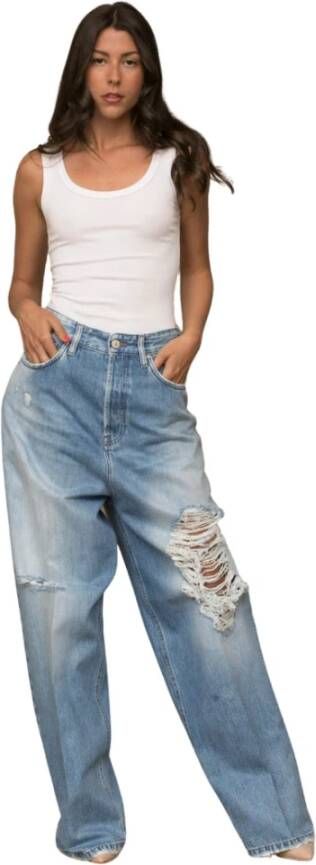 Don The Fuller Brede jeans Blauw Dames