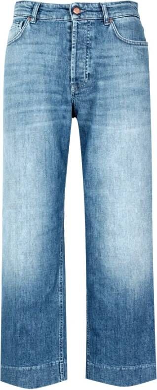 Don The Fuller Cropped Jeans Blauw Dames