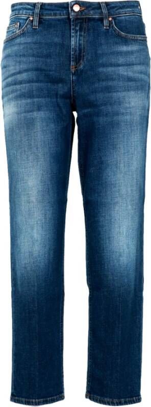 Don The Fuller Donkere Denim Regular Fit Jeans Blauw Dames