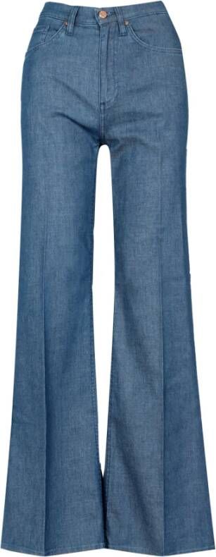 Don The Fuller Flared Jeans Blauw Dames