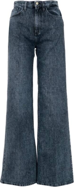 Don The Fuller Hoge Taille Flare Jeans Blauw Dames