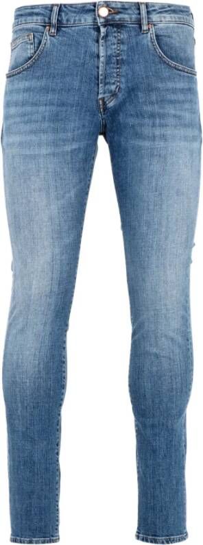 Don The Fuller Slim-Fit Medium Waist Jeans Blue Heren