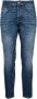Don The Fuller Mid Blue Elastische Katoenen Jeans met Tapered Fit Blauw Heren - Thumbnail 1