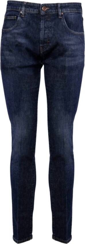 Don The Fuller Milano Slim Fit Jeans Blauw Heren