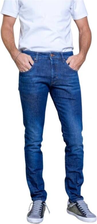 Don The Fuller Slim-fit jeans Blauw Heren