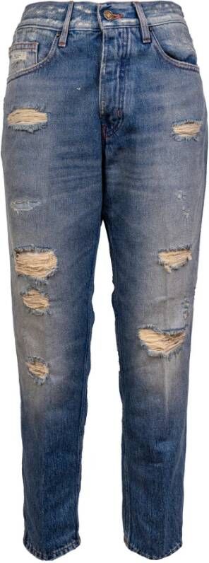 Don The Fuller Straight Jeans Blauw Heren