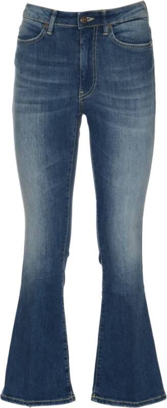 Dondup Stijlvolle Boot-Cut Jeans Blue Dames