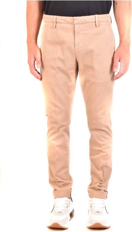 Dondup Beige Katoenen Broek Fw21 Beige Heren