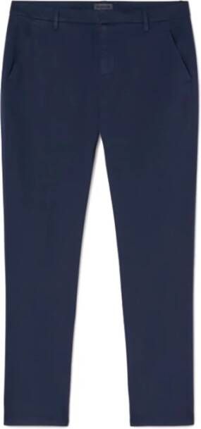 Dondup Gaubert Chinos Stijlvolle en comfortabele broek voor elke gelegenheid Blue