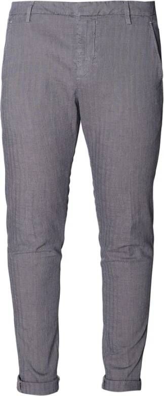 Dondup Chino Broek Gray Heren
