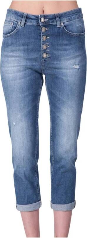 Dondup Stijlvolle Cropped Jeans Blue Dames