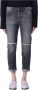 Dondup Koons Cropped Jeans voor vrouwen Black Dames - Thumbnail 1