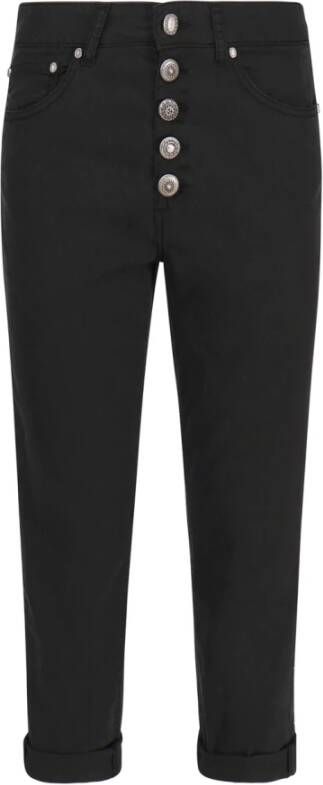 Dondup Cropped Jeans Zwart Dames