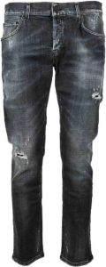Dondup Cropped Jeans Zwart Heren