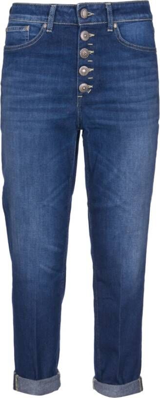 Dondup Rechte spijkerbroek Blauw Dames