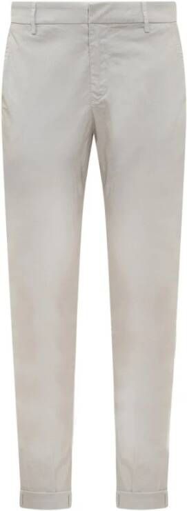 Dondup Cropped Trousers Grijs Heren