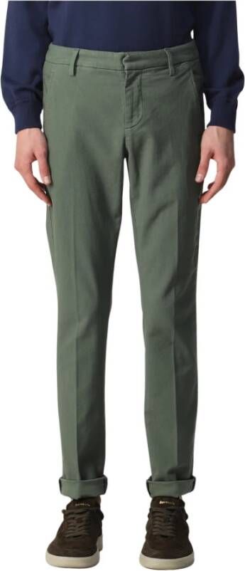 Dondup Cropped Trousers Groen Heren