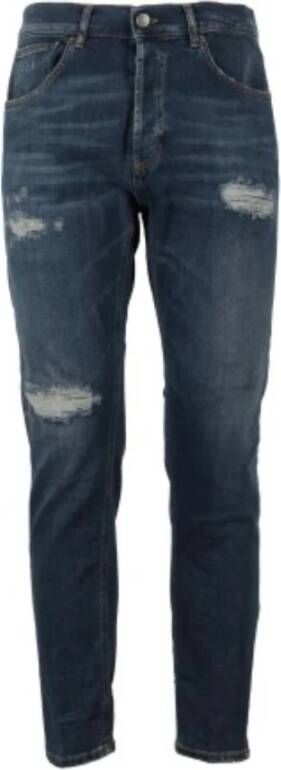 Dondup Stijlvolle Slim-Fit Denim Jeans Blue Heren