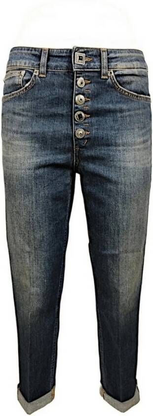 Dondup Denimblauwe Dames Jeans Blauw Dames