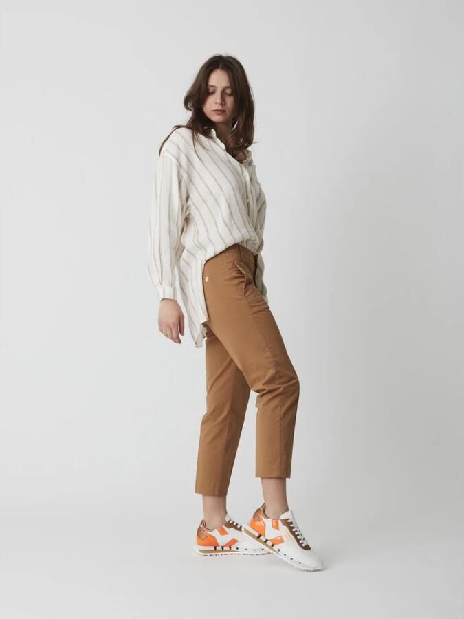 Dondup Ariel Broek Beige Dames - Foto 5