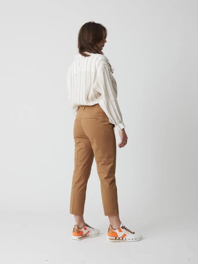 Dondup Ariel Broek Beige Dames - Foto 7
