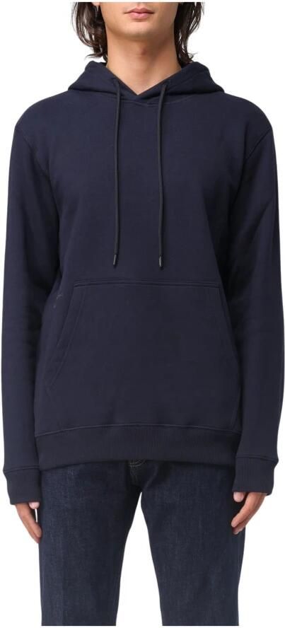 Dondup Basis hoodie Blue Heren
