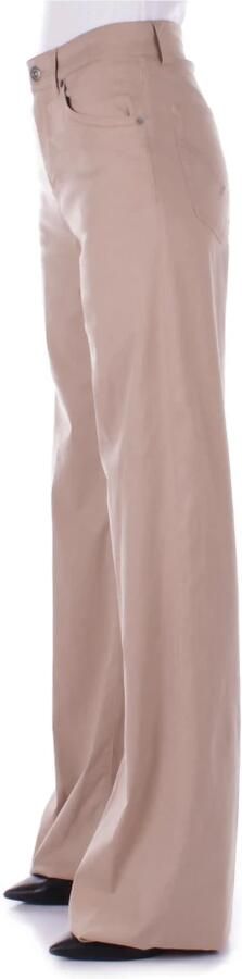 Dondup Beige Broek met Logo Achterzak Beige Dames - Foto 5