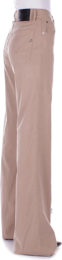 Dondup Beige Broek met Logo Achterzak Beige Dames - Foto 6
