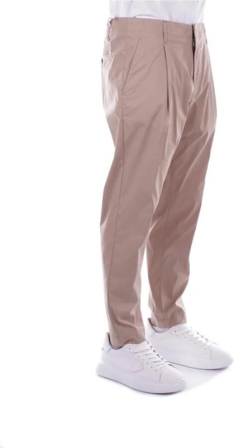 Dondup Beige Katoenen Broek met Zakken Beige Heren