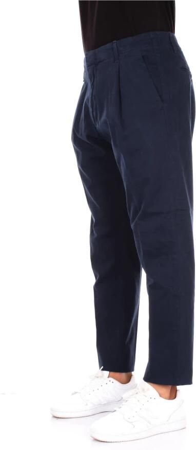 Dondup Blauwe Broek met Ritssluiting en Knoopsluiting Blue Heren - Foto 2