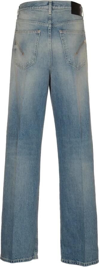 Dondup Lichtblauwe Wide Leg Dames Jeans Blue Dames