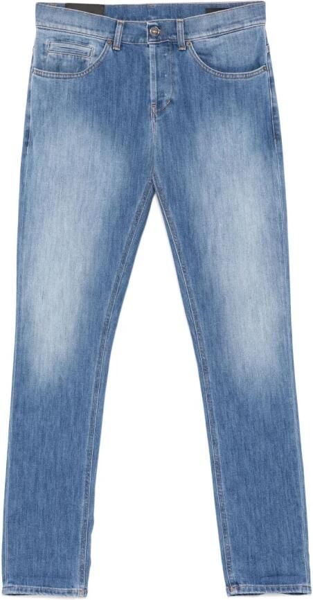 Dondup Blauwe Skinny Jeans met Riemlussen Blue Heren - Foto 7