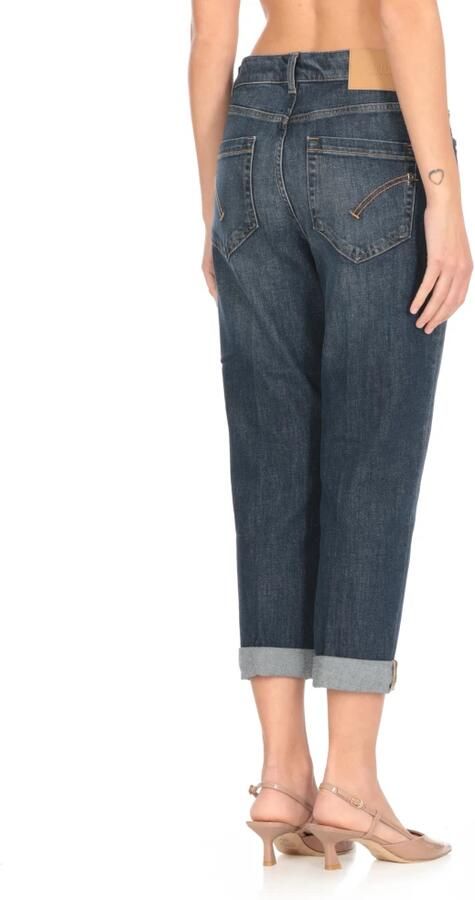 Dondup Blauwe Katoenen Jeans met Juweelknopen Blue Dames - Foto 2
