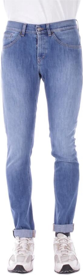 Dondup Blauwe Skinny Jeans met Riemlussen Blue Heren - Foto 15