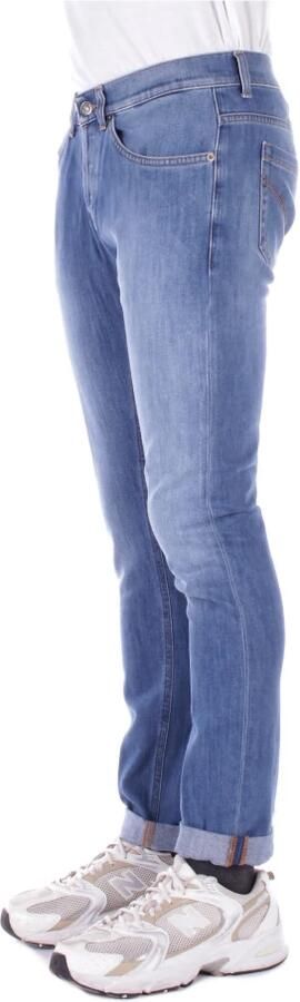 Dondup Blauwe Skinny Jeans met Riemlussen Blue Heren - Foto 16