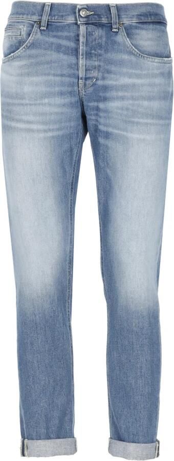 Dondup Blauwe Skinny Jeans met Riemlussen Blue Heren - Foto 5