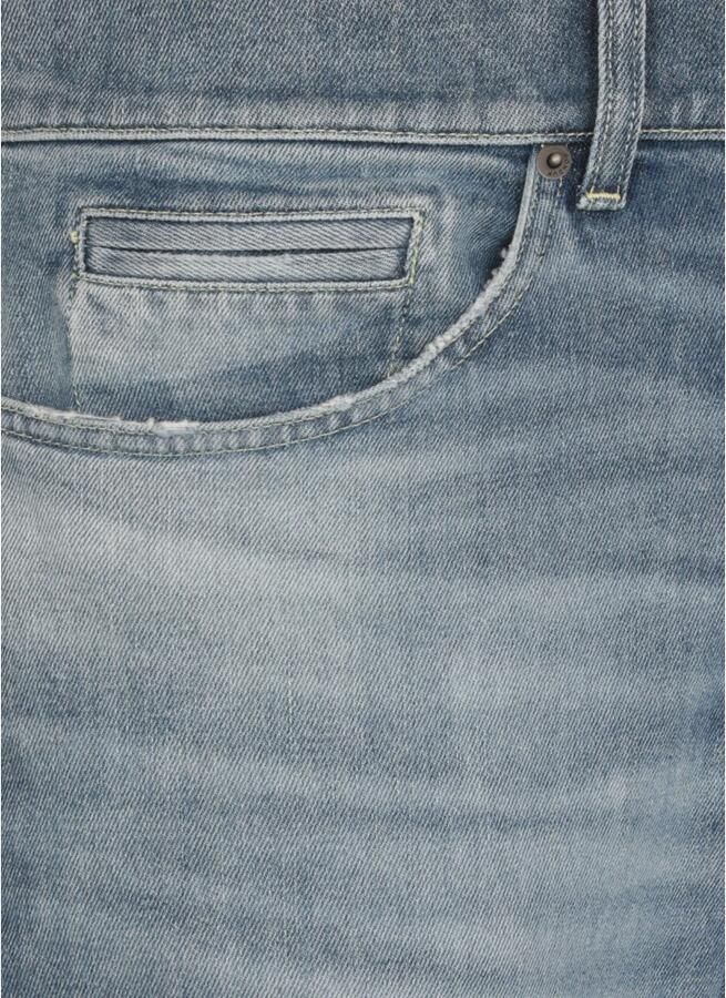 Dondup Blauwe Skinny Jeans met Riemlussen Blue Heren