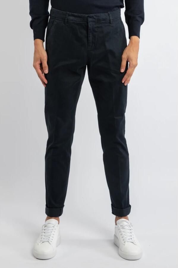 Dondup Katoenen Chino Broek met Oprolbare Manchetten Blue Heren - Foto 3