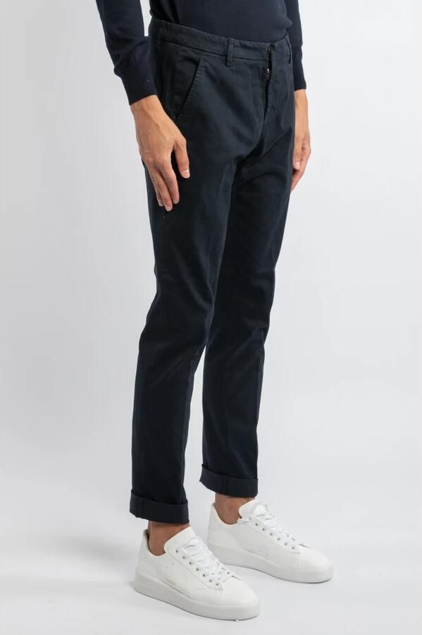 Dondup Katoenen Chino Broek met Oprolbare Manchetten Blue Heren - Foto 5