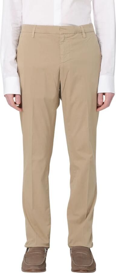 Dondup Katoenen Broek Gaubert Stijl Beige Heren - Foto 4