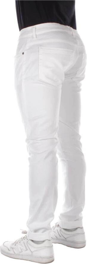 Dondup Witte Skinny-Fit Jeans met Logo Plaque White Heren - Foto 12