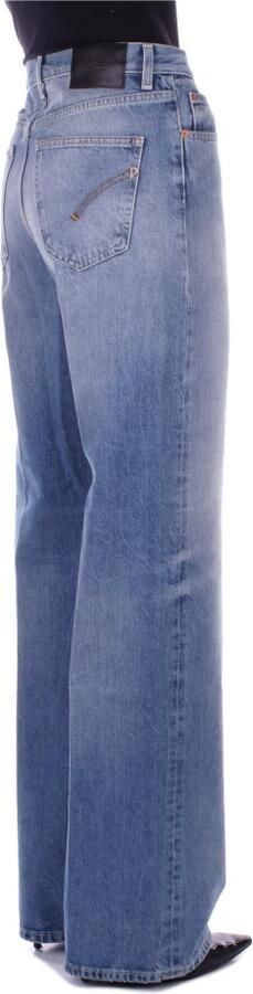 Dondup Lichtblauwe Wide Leg Dames Jeans Blue Dames - Foto 4